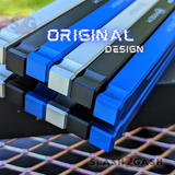 MXNIUM Channel Balisong Swordfish Butterfly Knife w/ Tuning Fork - DING