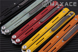 Maxace Serpent Striker II Butterfly Knife w/ Bearings - G10 Balisong asst. colors