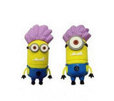 Evil Purple MINIONS Despicable Me USB Flash Drive 2.0 Rubber - 16gb