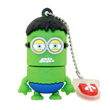 SuperHero MINIONS Despicable Me USB Flash Drive 2.0 Hulk Hulkminion- 16gb