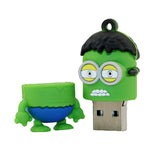 Super Hero MINIONS Despicable Me USB Flash Drive 2.0 Hulk Hulkminion- 16gb