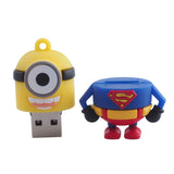 SuperHero MINIONS Despicable Me USB Flash Drive 2.0 Superman Superminion - 16gb