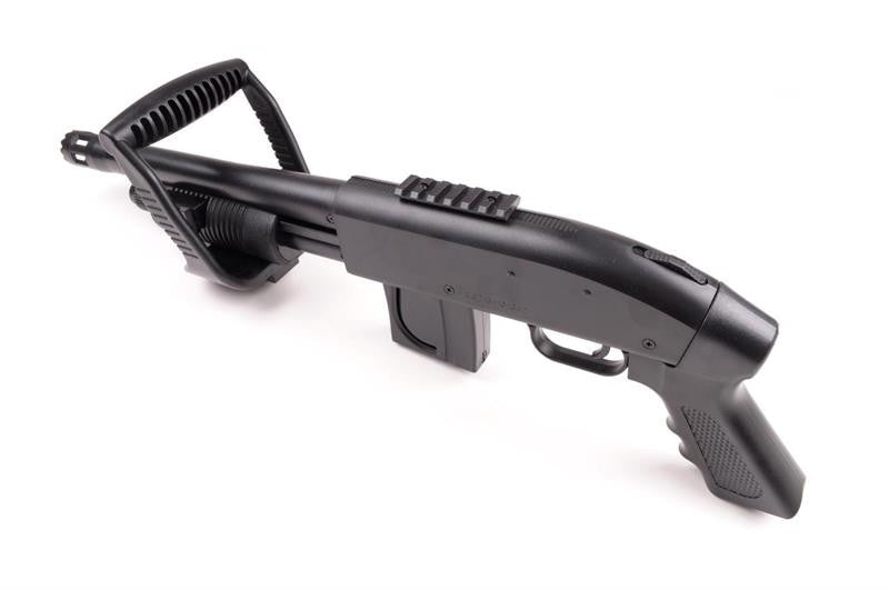 Mossberg M590 Chainsaw Spring Airsoft Shotgun 355 FPS