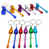 Mushroom Keychain Pipe Smoking Bowl Convertible Hidden tobacco Key Chain - Slash2Gash S2G