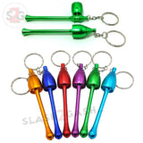 Mushroom Keychain Pipe Smoking Bowl Convertible Hidden tobacco Key Chain -