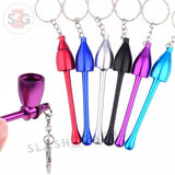 Mushroom Key Chain Bowl Smoking Pipe Convertible Hidden tobacco Keychain -