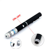 Blue Violet Purple Laser Pointer Pen with Star Cap 5mW 405nw 2in1