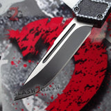 Delta Force Carbon Fiber Scarab D/A OTF Automatic Knife - Drop Point Switchblade