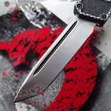 Delta Force Carbon Fiber Scarab D/A OTF Automatic Knife - Satin Tanto Plain Switchblade