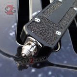 Delta Force Classic Black Scarab D/A OTF Automatic Knife CNC Highest Quality - Satin Tanto Switchblade