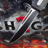 Delta Force OTF Crypt Keeper v2 D/A Automatic Knife - Single Edge Plain Switchblade