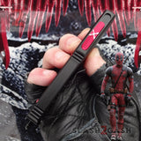 Deadpool OTF Knife Automatic Switchblade CNC Highest Quality - Tanto Xtreme Satin Slash2Gash S2G