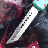 Delta Force Star Wars D2 Bounty Hunter D/A OTF Automatic Knife Green + Red Boba Fett CNC Highest Quality - Tanto Xtreme Switchblade