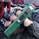 Delta Force Star Wars D2 Bounty Hunter D/A OTF Automatic Knife Green + Red Boba Fett CNC Highest Quality - Spear Switchblade