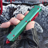 Delta Force Star Wars D2 Bounty Hunter D/A OTF Automatic Knife Green + Red Boba Fett CNC Highest Quality - Spear Switchblade