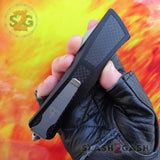 Delta Force Dark Knight VG-10 OTF Knife CNC Highest Quality Carbon Fiber - Tanto Xtreme Switchblade Slash2Gash S2G