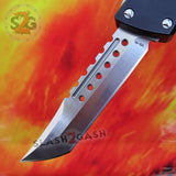 Delta Force Dark Knight VG-10 OTF Automatic Knife CNC T6061 - Tanto Xtreme Switchblade