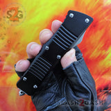Delta Force Dark Knight VG-10 OTF Automatic Knife CNC T6061 - Tanto Xtreme Switchblade