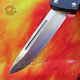 Delta Force Dark Knight VG-10 OTF Automatic Knife CNC T6061 - Drop Point Switchblade