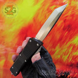 Delta Force Dark Knight VG-10 OTF Automatic Knife CNC T6061 - Tanto Switchblade