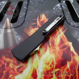 "TheONE" Mini OTF Dual Action Automatic Knife Black - Tanto 440c