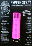 Pepper Spray 1/2 Ounce OC-17 with Clip and Keychain - Hot Pink
