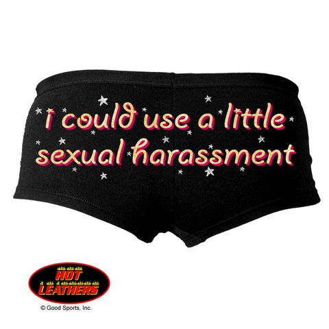 Hot Leathers Sexual Harassment Ladies Boy Shorts