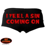 Hot Leathers I Feel A Sin Coming On Boy Shorts