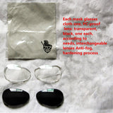Airsoft Full Face Mask w/ Anti Fog Changeable Lens Paintball Skull Mask