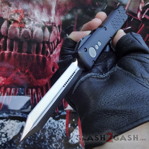 Phantom OTF Knife D2 Automatic Switchblade CNC Highest Quality Delta Force - Double Edge Spartan