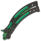 22 colors CSGO Butterfly Knife TRAINER Dull Spring Latch PRACTICE Balisong