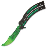 22 colors CSGO Butterfly Knife TRAINER Dull Spring Latch PRACTICE Balisong