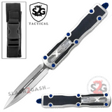 Small Prototype OTF Knife Auto S2G Tactical Knives T6061 - D2 Carbon Fiber