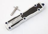 Small Prototype OTF Knife Auto S2G Tactical Knives T6061 - D2 Carbon Fiber