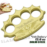 Gold Knuckles Spiked Dalton Global Paperweight Irish Devil Steel Pointed Duster Buckle - Robbie Dalton slash2gash S2G