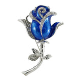 Crystal Rose Pin USB Flash Drive 2.0 Flower 16gb red/blue/purple U Disk Memory Stick