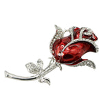 Crystal Rose Pin USB Flash Drive 2.0 Flower 16gb red/blue/purple U Disk Memory Stick