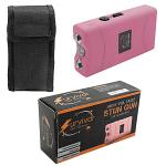 SURVIVOR High Voltage Rechargeable STUN GUN w/ LED & Holster Pink