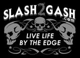 S2G Slash2gash Hot Leathers Jolly Roger Skull Hoodie Custom slash2gash Backprint