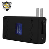 Small Fry 8,800,000 Black Powerful Mini Stun Gun Flashlight Rechargeable