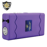 Small Fry 8,800,000 Purple Powerful Mini Stun Gun Flashlight Rechargeable