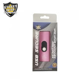 Streetwise Micro USB Slider Mini Keychain STUN GUN Rechargeable - Pink