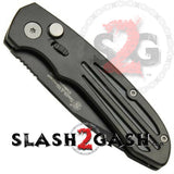 Smith & Wesson Extreme Ops Black Automatic Knife - Tanto Plain SW50BS S2G slash2gash