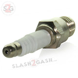 Spark Plug Pipe One Hitter with Hidden Stash - Smoking Pipe