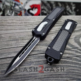 Delta Force OTF Knife 7" Small Spartan w/ Carbon Fiber - Gladius Spear D/A Automatic Switchblade Knives