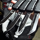 S2G Tactical Stealth OTF Knife Black D2 Automatic Switchblade CNC - Asst. Blades