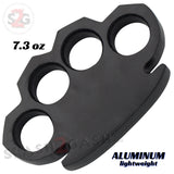 SteamPunk Knuckles Black Aluminum Paper Weight - MASSIVE Knuckle Duster lightweight THICK Metal