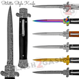 Stiletto OTF Automatic Knife Classic Italian Switchblade - 9 or 11 Inch