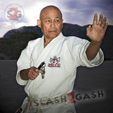 Takayuki Kubota Hidden Knife Martial Arts Kubotan Kubaton Self Defense Stick Keychain - Silver Ninja Weapon