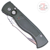 Tanto Warrior OD Green Automatic Knife Premium Switchblade - TAIWAN Satin Finish Serrated